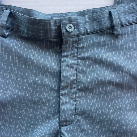 Nike Golf Dri-fit pants 34/34 M Plaid Dark Grey - Picture 3 of 15